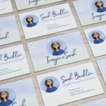 Imagine Sarah Branding Business Card Mock Up Two